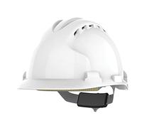 Best Price Square Helmet, MK8, Vented, White AHU150-000-100 by JSP