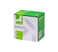 Best Price Square Paper Clips Plain 32MM 1000PK KF01315 by Q Connect