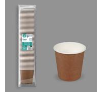Best Vaso Cartón Marrón 80 cc Pack 50