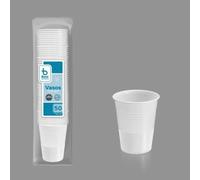 Best Vaso Plástico Blanco 200 cc Pack 50