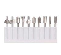 Bestgle 10 Pcs Brocas Forstner Set Broca Fresadora Madera Brocas Set de Acero al Tungsteno Titanium Recubierto Corte Agujero en Carpintería para Madera