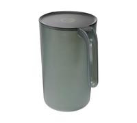 BESTOMZ Jarra Térmica con Tapa Fácil de Abrir y Asa de 2500 Ml de Plástico Negro Adecuado para Piscinas y Picnics, para Agua Fría y Jugo Reutilizable