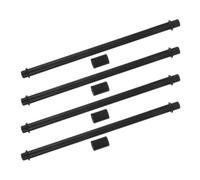 BESTOMZ Kit de Vástago de Luminaria 200mm Poste Recto Doble Rosca M10 | Conectores de Montaje Incluidos, Instalación Rápida y Firme, Refuerza Estabilidad de Lámparas