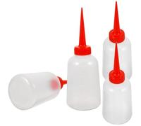 BESTOMZ Picos de Riego Automáticos de Plástico, 4 Piezas para Plantas | Válvula Ajustable Control de Caudal, Sistema por Gravedad, para Macetas de Patio y Hogar