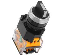BESTOMZ Selector de Levas Rotativo de Posiciones con Mando Interruptor de Transferencia Autoenclavante para Equipos Eléctricos hasta Ac Resistente al Desgaste y Fácil de Operar
