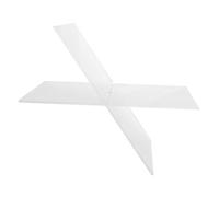 BESTOMZ Soporte para Libros de Acrílico Blanco, Atril Multipropósito Duradero para Cocina y Estudio, Diseño Simple y Elegante para Músicos y Chefs