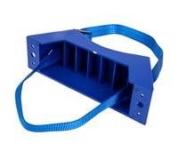 BESTOMZ Soporte para tanque de cilindro y cilindro de gas de 40L con correa de retención, para cilindros de oxígeno e hidrógeno, montaje en pared, ABS