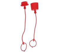BESTOMZ Tapa Antipolvo Material Pvc Durable y Resistente Deformación para Conector Hidráulico Npt de 1-1/4 Pulgadas Adecuado para Aplicaciones Hidráulicas