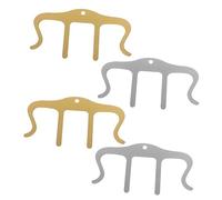 BESTonZON 4piezas Para Sujetar Papel De Música Soporte Para Páginas De Libro De Música Clips Para Papelería Músical Organizador De Partituras Para Estudio o Práctica Músical