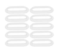 BESTonZON asas para cajas de cartón de plástico, 10 piezas, mango cómodo, para cajas de mudanza y almacenamiento, compatible con diversas cajas de cartón