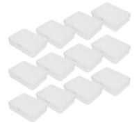 BESTonZON Caja Transparente Apilable para Crayones de Plástico Duro con Tapa 24 Piezas Organizador Escolar Compacto para Estuche Pequeño 114 X 84 CM Adecuado para Aula y Manualidades