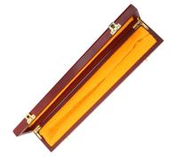 BESTonZON Estuche de Madera para Abanico de Mano con Cierre Magnético Diseño Elegante Contenedor Organizador para Escritorio o Regalo