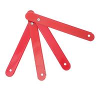 BESTonZON Kit de Bisagras para Ladder Plegable de Aleación de Aluminio, Fácil de Instalar y Reemplazable, 2 Piezas Distancia de Agujeros de 31cm para Uso en Áticos