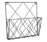 BESTonZON Organizador de Revistas Minimalista de Hierro Negro de Pared Estante Multiusos y Confiable para Almacenamiento en Hogar y Oficina
