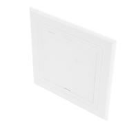 BESTonZON Panel de acceso cuadrado de ABS blanco para inspección de aire acondicionado, tapa de puerto, instalación fácil para interior