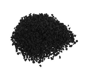 BESTonZON Relleno de césped Artificial gránulos de Caucho Negro para Campos Deportivos, absorción de Impactos, 1 Bolsa de 1 kg, para escuelas y estadios