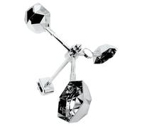 BESTonZON Repelente para Pájaros Molino Giratorio de Aleación y Abs Color Plata para Protección de Cultivos y Control No Químico de Palomas en Exteriores