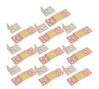 BESTOYARD 10 Pares Kit Herrajes para Barandillas de Cama de Madera Soportes Metálicos Resistentes con Bisagras Reforzadas Montaje Estable y Desmontable para Muebles y Somieres Fácil