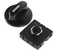 BESTOYARD 3 Piezas Interruptor Rotatorio de 3 Velocidades y 4 Posiciones para Ventilador y Calentador, 13a-125v y 10a-250v, Selector de Velocidad Abs para Uso en Hogar y Espacio de Trabajo
