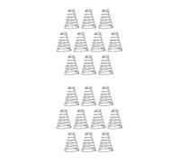 BESTOYARD 40 Piezas Resorte Cónico de Contacto para Batería Aaa, Acero | Diseño Torre Compresión, Resistente al Óxido y Humedad, para Reparación Electrónica y Uso Exterior