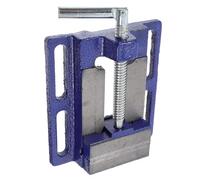BESTOYARD Abrazadera de Mesa para Fresadora, Mini de Acero, Ancho de 77mm, Apertura Máxima 80mm, Distancia de Ranura 110mm, para Carpintería y Taller