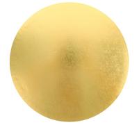 BESTOYARD Plato para Pastel Redondo Dorado de Aluminio, Traslado Fácil | Superficie Lisa y Resistente a Grasa, para Tartas y Cheesecake, Hogar, Catering y Pastelería