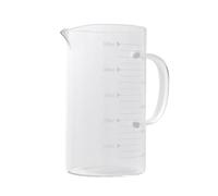 BESTOYARD Vaso Asa Aislante Medidor de 500ml de Vidrio de Borosilicato y Resistencia a Temperaturas de 20° a 150° para Cocina y Restaurante