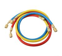 Besttoolifes Juego de manómetros de colector para R410A R32 R404A R134a, válvula de latón de 2 vías para pruebas de refrigeración automotriz (B)