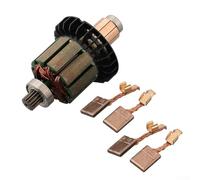 Besttoolifes Rotor de armadura de motor y 194427-5 CB-440 juego de escobillas de carbono 13 x 13 x 10 mm compatible con Makita DDF482 DHP482 DHP482RAE DHP482Z DDF482RME DHP482RME DDF482RFE DDF482Z