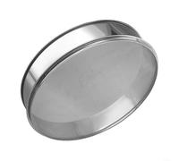 Besttoolifes Tamiz de harina de acero inoxidable de 40 cm para cocina, filtro de malla fina para aceite, tamiz de azúcar, gran capacidad, fácil de limpiar, herramientas de horneado, tamiz redondo de