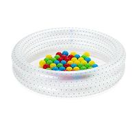 Bestway 51141 - Piscina de Bolas Hinchable Infantil de 2 Anillos Up In & Over, Carbón, 90x20 cm