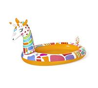 Bestway Piscina hinchable infantil Jirafa 53089 con spray de agua 266x157x127 cm