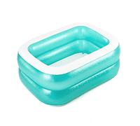 Bestway 54005 Piscina Inflable Familiar translúcida 200x146x48 cm- Verde