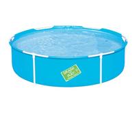 BESTWAY 56283 - Piscina Desmontable Tubular Infantil Mi Primera Piscina 152x38 cm 580 Litros con Válvula de drenaje Marcos Anticorrosión y Parche de Reparación