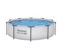 BESTWAY 56406 - Piscina Desmontable Tubular Steel Pro MAX 305 x 76 cm, Multicolor