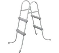 Bestway 58430 Escalera Piscina 2 Peldaños Para Piscina Elevada H84 Cm Redonda
