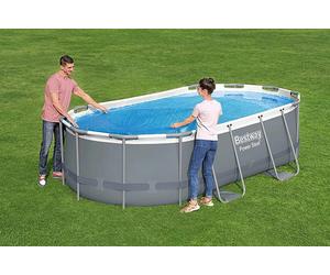 Bestway 58672 Solarplane Abdeckung Piscina Oval 4,27x2,5 m