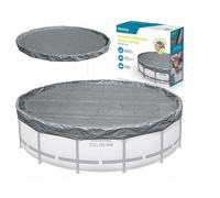 Bestway Cubierta para Piscina 1 Ø3,05 m Redondo Poliéster Gris for