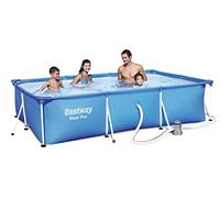 Bestway 8321265 Piscina Rectangular con Depuradora 300x200x66 cm.