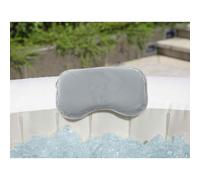 Bestway Almohada de baño de spa 2 uds. Acero y PVC Gris