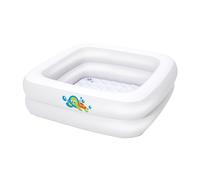 Bestway Bañera Hinchable Bebe Acolchado 86x86x25 cm 0 a 3 Años Jardin 51116