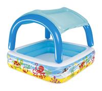 Bestway Con Piscina Inflable Cuadrada Con Toldo 147x147x122 Cm