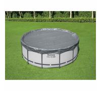 Bestway Cubierta para Piscina Ø3,66 m Redondo Poliéster Gris