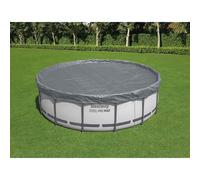 Bestway Cubierta para Piscina Ø4,27 m Redondo Poliéster Gris