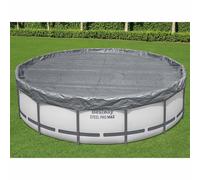 Bestway Cubierta para Piscina Ø4,57 m Redondo Poliéster Gris