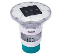 Bestway - Dispensador solar para piscinas SolarGlow, luz LED, flotador solar para la limpieza de piscinas