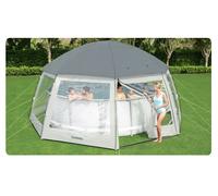Bestway 58612 Carpa Piscina Pabellón Redondo Pool Dome 600cm Cubierta Pabelló...