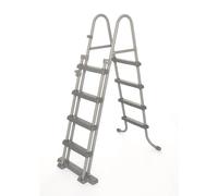 Bestway Escalera de Piscina Escalones Escalerilla Barandilla Dimensiones 84 cm (2 peldaños), 122 cm (4 peldaños)