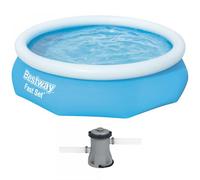 Bestway Fast Set 57270 - Ø305x76 cm - Piscina hinchable + Bomba filtro 16 W