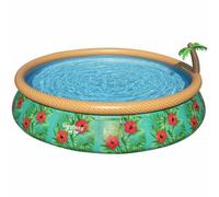Bestway Fast Set™ Piscina elevada con decoración floral, 457 x 84 cm